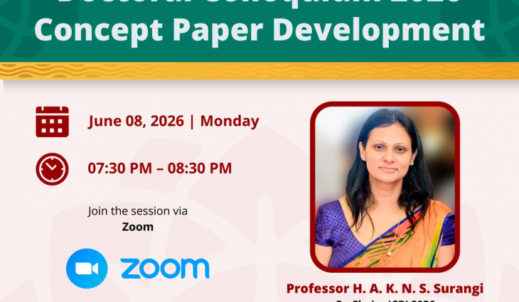 Concept Paper Development - Doctoral Colloquium 2026